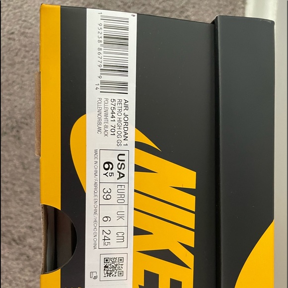 JORDAN 1 RETRO HIGH “POLLEN” GS - Picture 8 of 8